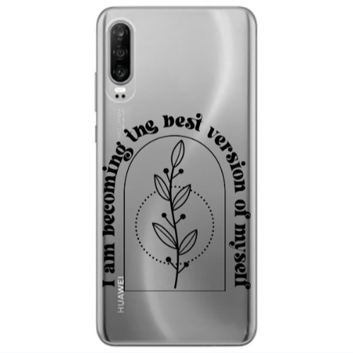 Huawei P30 I am Becoming Transparent Silicone TPU Θήκη