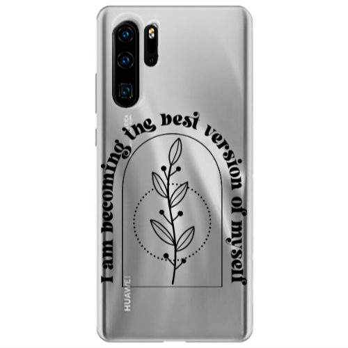 Huawei P30 Pro I am Becoming Transparent Silicone TPU Θήκη