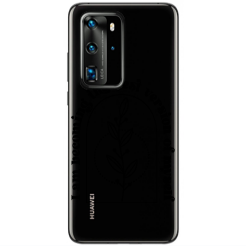 Huawei P40 Pro I am Becoming Transparent Silicone TPU Θήκη