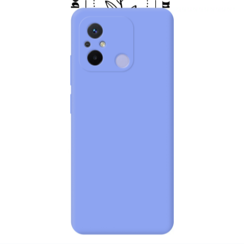 Xiaomi Redmi 12C I am Becoming Light Purple Colored Silicone TPU Θήκη
