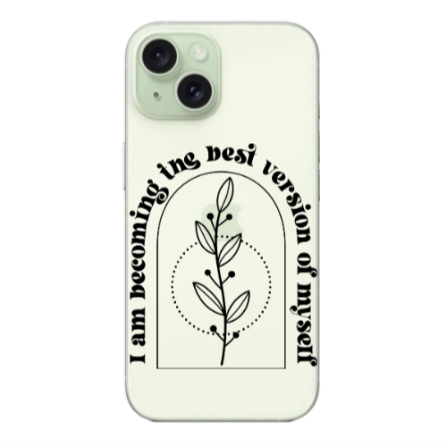 Apple iPhone 15 I am Becoming Transparent Silicone TPU Θήκη