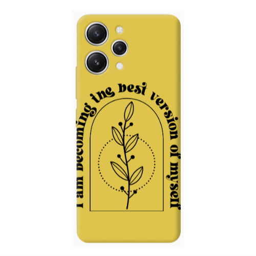 Xiaomi Redmi 12 I am Becoming Yellow Colored Silicone TPU Θήκη