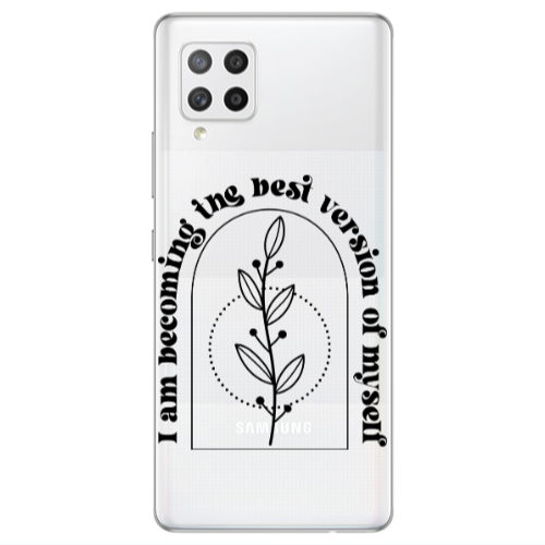 Samsung A42 5G I am Becoming Transparent Silicone TPU Θήκη