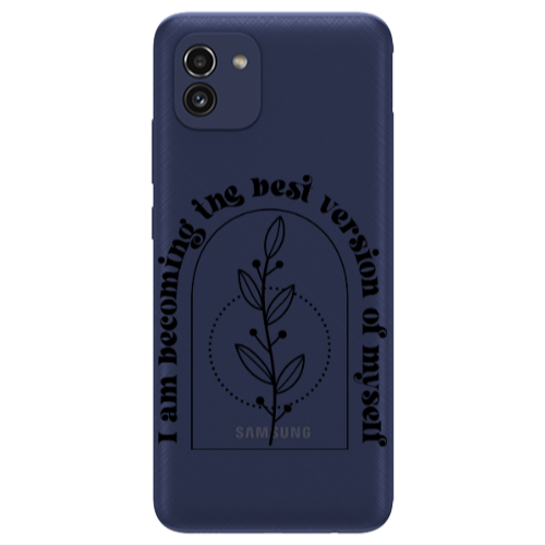 Samsung A03 I am Becoming Transparent Silicone TPU Θήκη