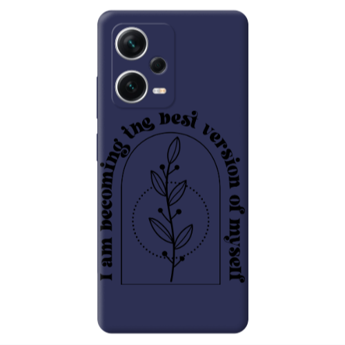 Xiaomi Poco X5 I am Becoming Dark blue Colored Silicone TPU Θήκη