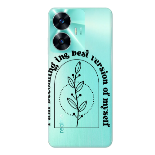 Realme C55 I am Becoming Transparent Silicone TPU Θήκη