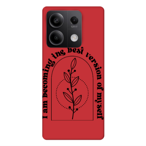 Xiaomi Redmi Note 13 5G I am Becoming Red Colored Silicone TPU Θήκη