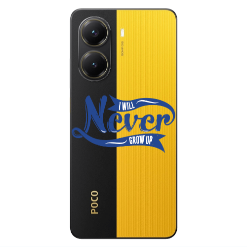 Xiaomi Poco X7 Pro I Will Never Grow Up Transparent Silicone TPU Θήκη