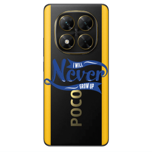 Xiaomi Poco X7 I Will Never Grow Up Transparent Silicone TPU Θήκη