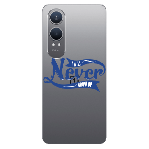 Oneplus Nord Ce 4 lite I Will Never Grow Up Transparent Silicone TPU Θήκη