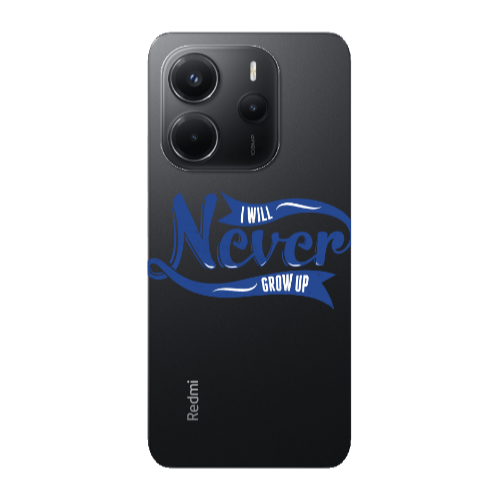 Xiaomi Redmi Note 14 I Will Never Grow Up Transparent Silicone TPU Θήκη