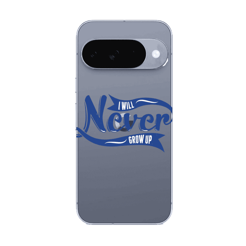 Google Pixel 10 I Will Never Grow Up Transparent Silicone TPU Θήκη