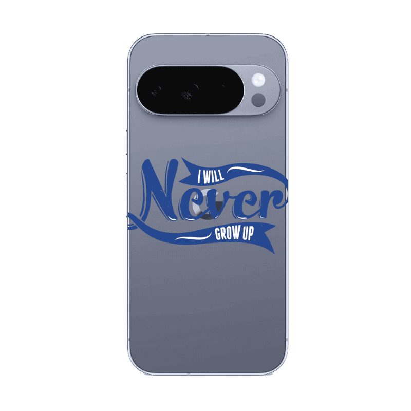 Google Pixel 10 Pro XL I Will Never Grow Up Transparent Silicone TPU Θήκη