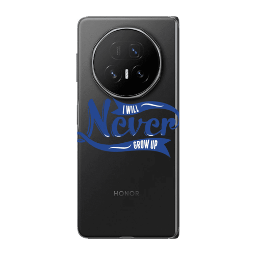 Honor Magic V5 I Will Never Grow Up Transparent Silicone TPU Θήκη
