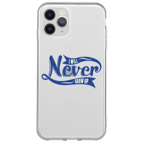 Apple iPhone 13 Pro Max I Will Never Grow Up Transparent Silicone TPU Θήκη
