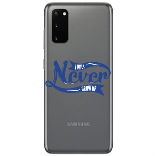 Samsung S20 I Will Never Grow Up Transparent Silicone TPU Θήκη