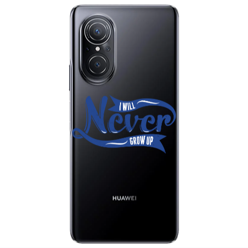 Huawei Nova 9 SE I Will Never Grow Up Transparent Silicone TPU Θήκη