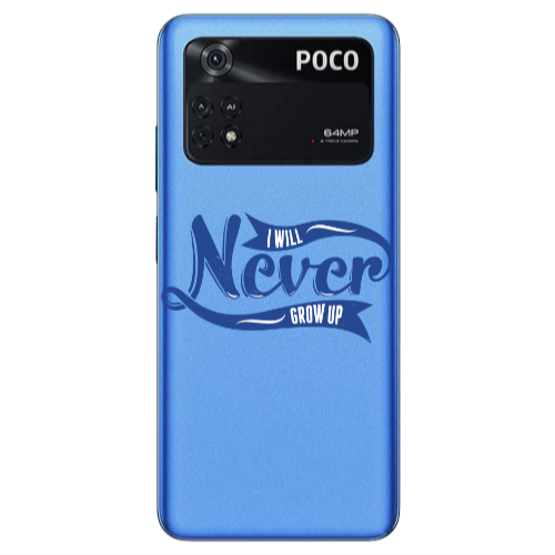 Xiaomi Poco M4 Pro 4G I Will Never Grow Up Transparent Silicone TPU Θήκη