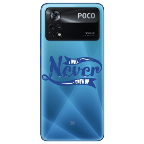 Xiaomi Poco X4 Pro I Will Never Grow Up Transparent Silicone TPU Θήκη