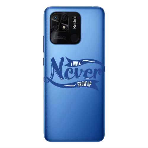 Xiaomi Poco C40 I Will Never Grow Up Transparent Silicone TPU Θήκη