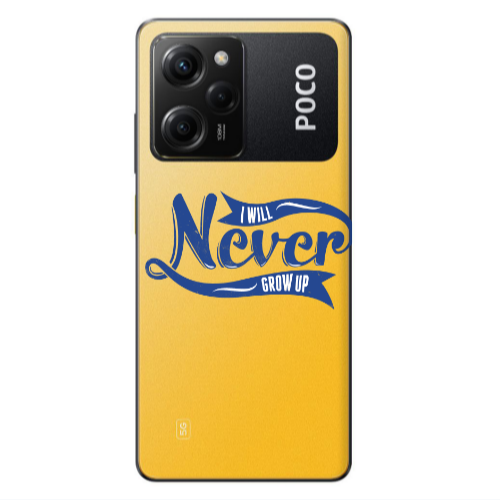 Xiaomi Poco X5 Pro I Will Never Grow Up Transparent Silicone TPU Θήκη