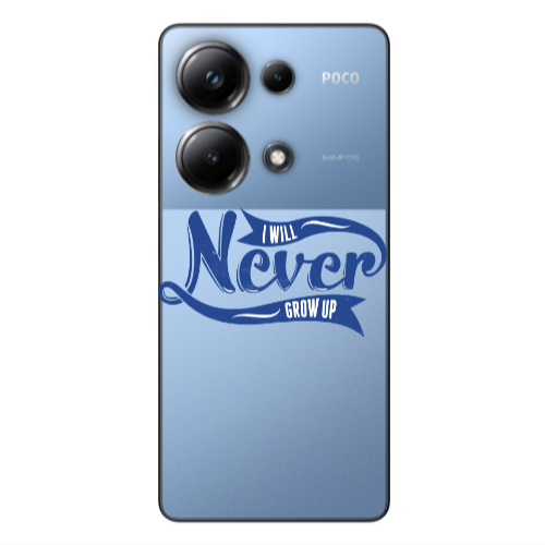 Xiaomi Poco M6 Pro 4G I Will Never Grow Up Transparent Silicone TPU Θήκη