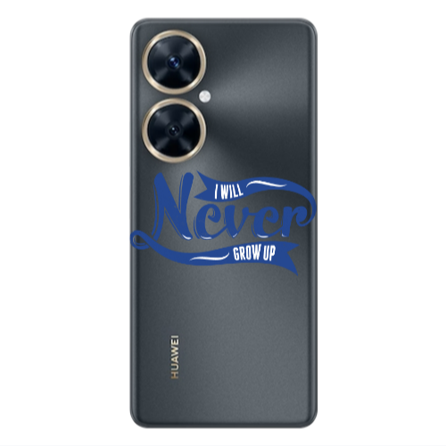 Huawei Nova 11i I Will Never Grow Up Transparent Silicone TPU Θήκη