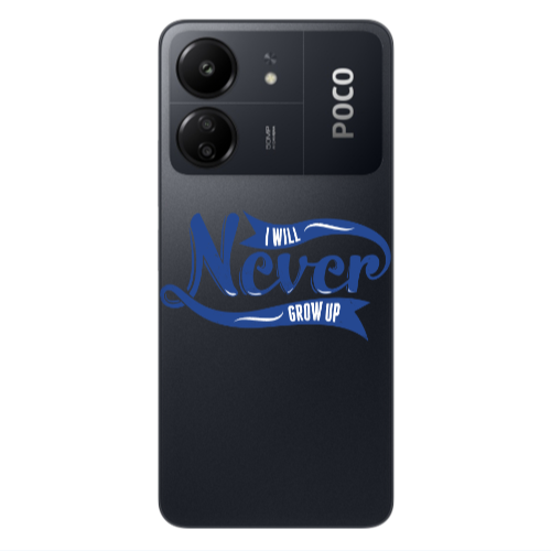 Xiaomi Poco C65 I Will Never Grow Up Transparent Silicone TPU Θήκη