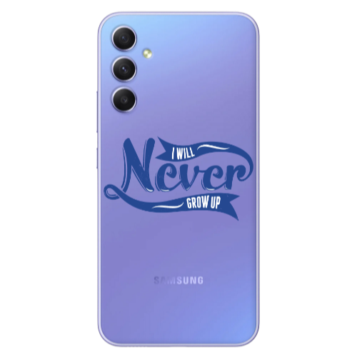 Samsung A16 I Will Never Grow Up Transparent Silicone TPU Θήκη