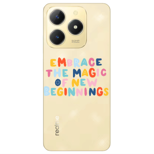 Realme C61 Embrace Transparent Silicone TPU Θήκη