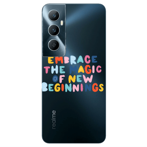 Realme C65 Embrace Transparent Silicone TPU Θήκη