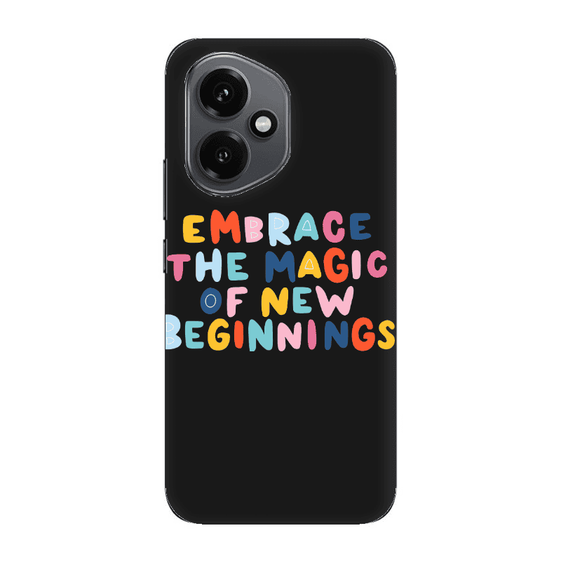 Honor Magic 400 Embrace Black Colored Silicone TPU Θήκη