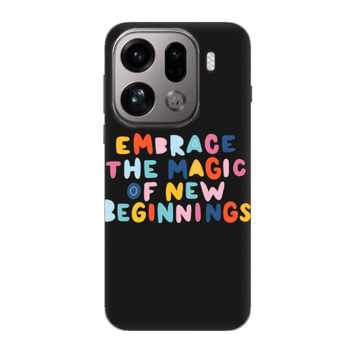 Oppo Find X9 Pro Embrace Black Colored Silicone TPU Θήκη