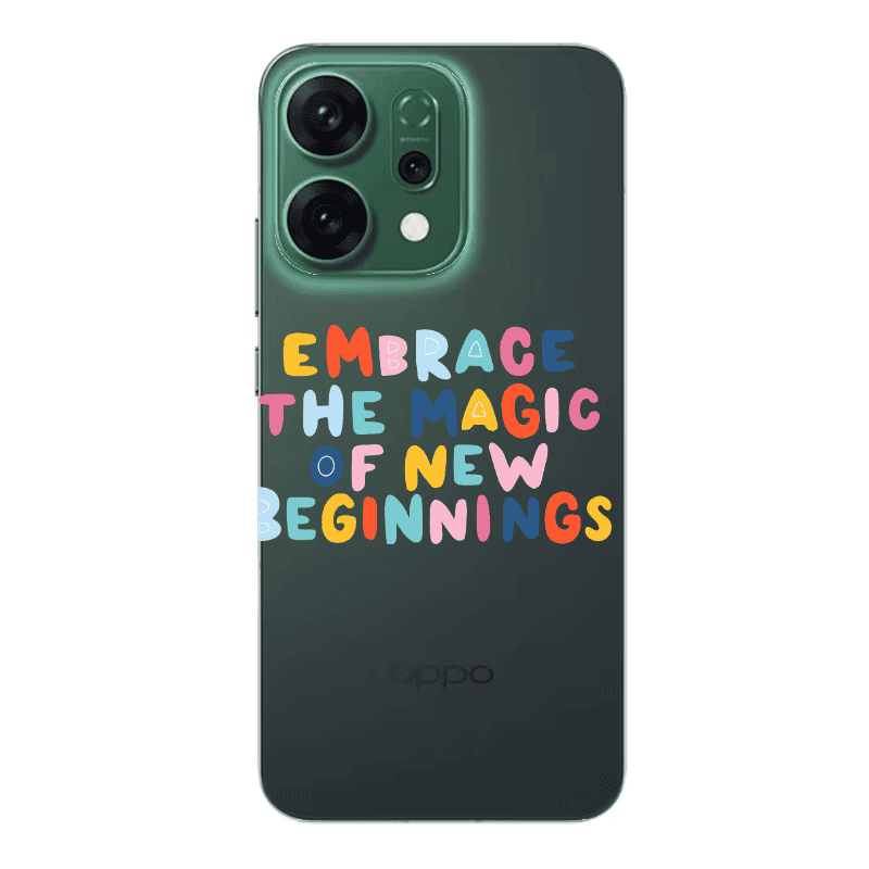 Oppo RENO 14 Embrace Transparent Silicone TPU Θήκη