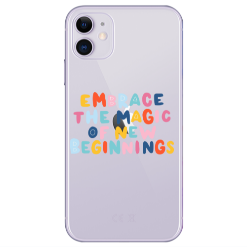 Apple iPhone 11  Embrace Transparent Silicone TPU Θήκη