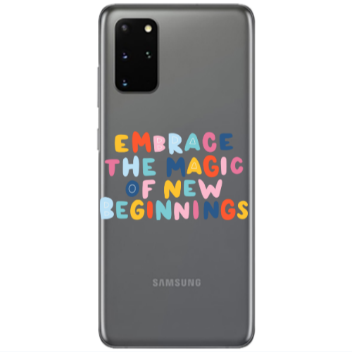 Samsung S20 Plus Embrace Transparent Silicone TPU Θήκη