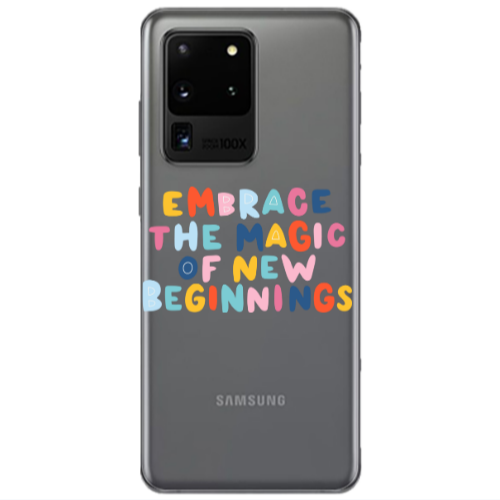 Samsung S20 Ultra Embrace Transparent Silicone TPU Θήκη