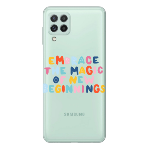 Samsung A22 4G Embrace Transparent Silicone TPU Θήκη