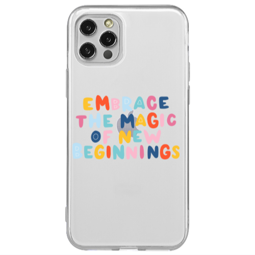 Apple iPhone 12 Pro Embrace Transparent Silicone TPU Θήκη