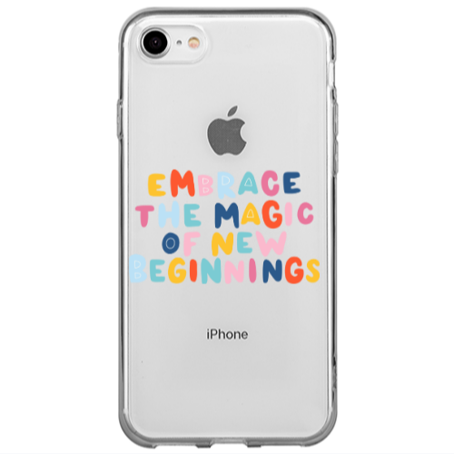 Apple iPhone 7 Embrace Transparent Silicone TPU Θήκη