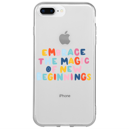Apple iPhone 7 Plus Embrace Transparent Silicone TPU Θήκη