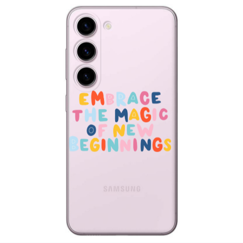 Samsung S23 Embrace Transparent Silicone TPU Θήκη