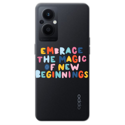 Oppo Reno 7 Lite Embrace Transparent Silicone TPU Θήκη