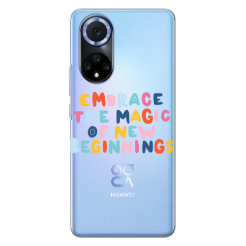 Huawei Nova 9 Embrace Transparent Silicone TPU Θήκη
