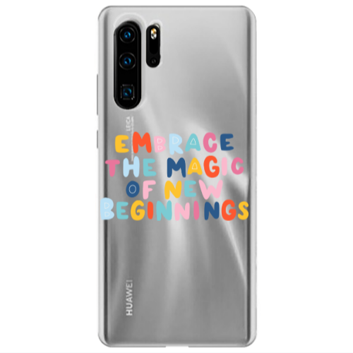 Huawei P30 Pro Embrace Transparent Silicone TPU Θήκη