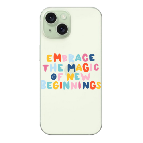 Apple iPhone 15 Plus Embrace Transparent Silicone TPU Θήκη