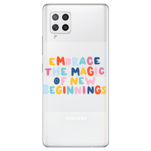 Samsung A42 5G Embrace Transparent Silicone TPU Θήκη