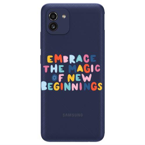 Samsung A03 Embrace Transparent Silicone TPU Θήκη