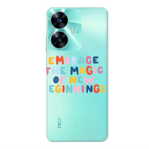 Realme C55 Embrace Transparent Silicone TPU Θήκη