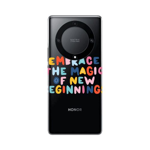 Honor Magic5 Lite 5G Embrace Transparent Silicone TPU Θήκη